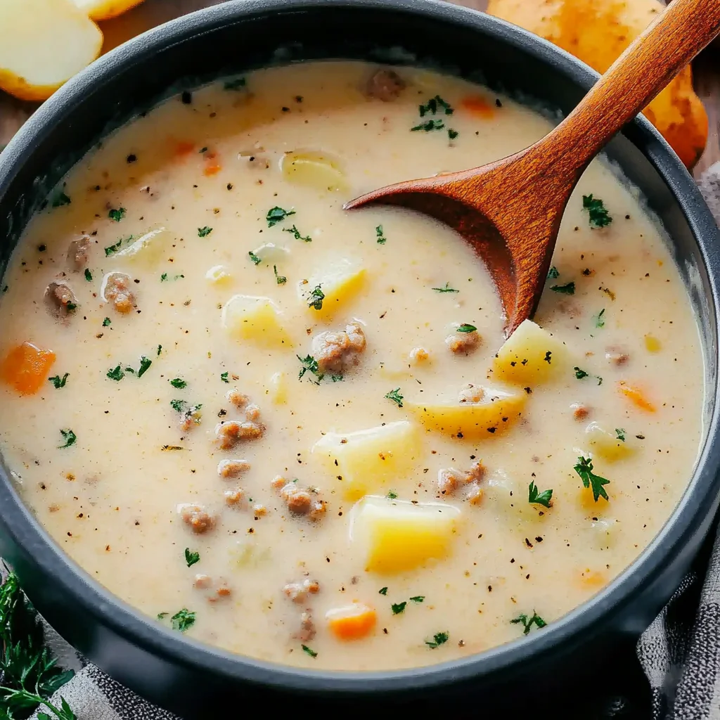Creamy Sausage Potato Soup for Cozy Family Nights