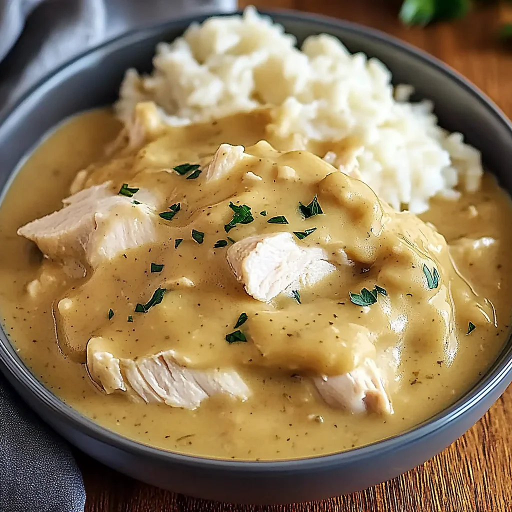 Crockpot Chicken and Gravy