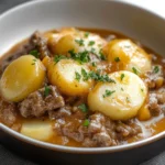 Crockpot chicken hamburger Potato Casserole
