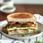 Crunchy Fried Green Tomato BLT Sandwich - Alrightwithme