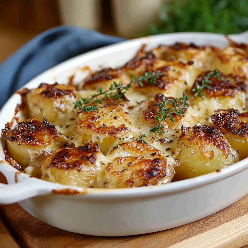 French Onion Potatoes – Cheesy, Savory & Perfect for Cozy Dinners!
