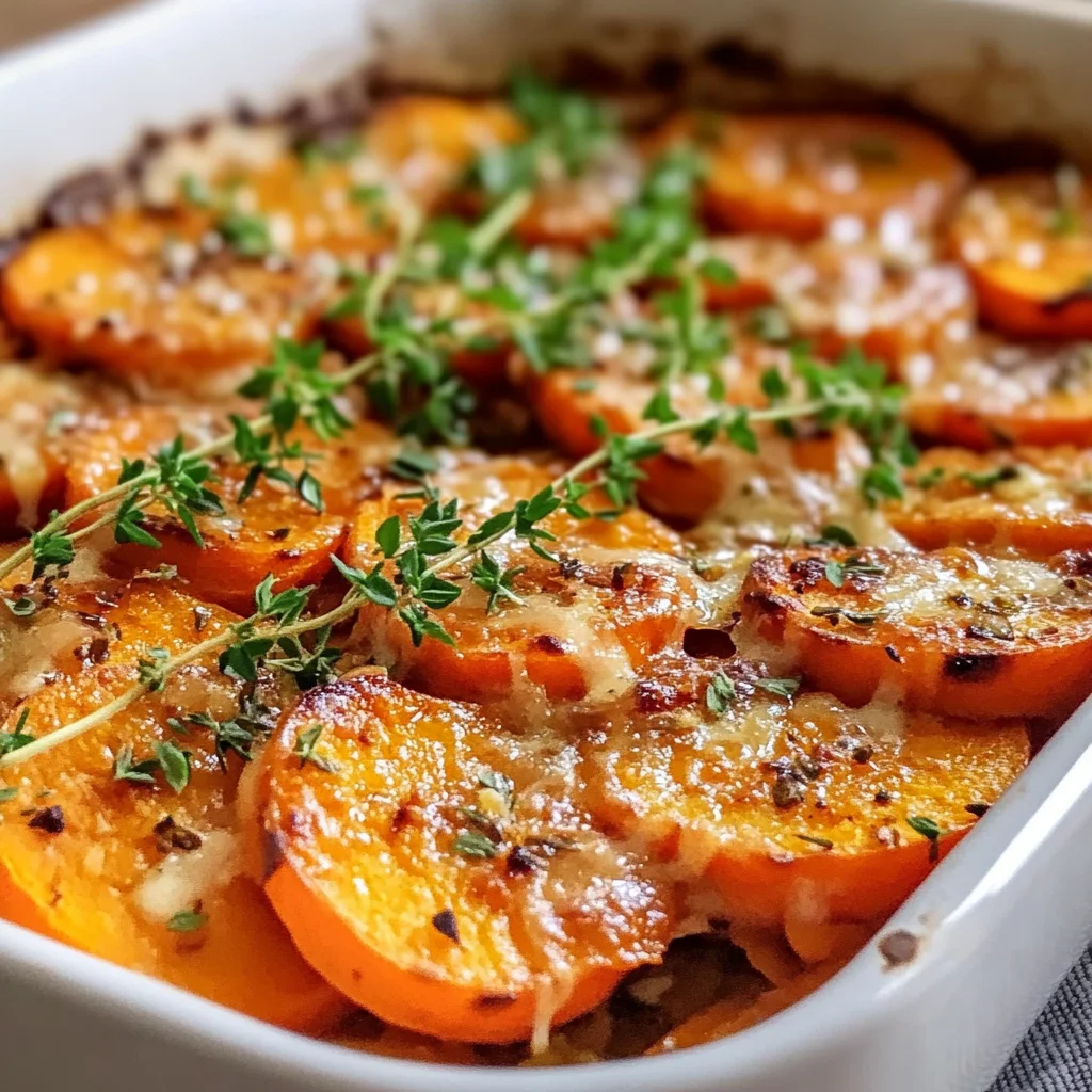 Homemade Garlic Butter Sweet Potato Bake - apple vinegarandcookie