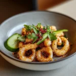 Hot butter calamari