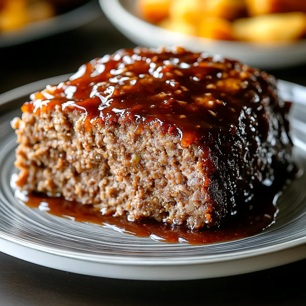 Meatloaf with Brown Sugar Glaze Dinner