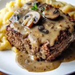 Meatloaf with Mushroom Gravy