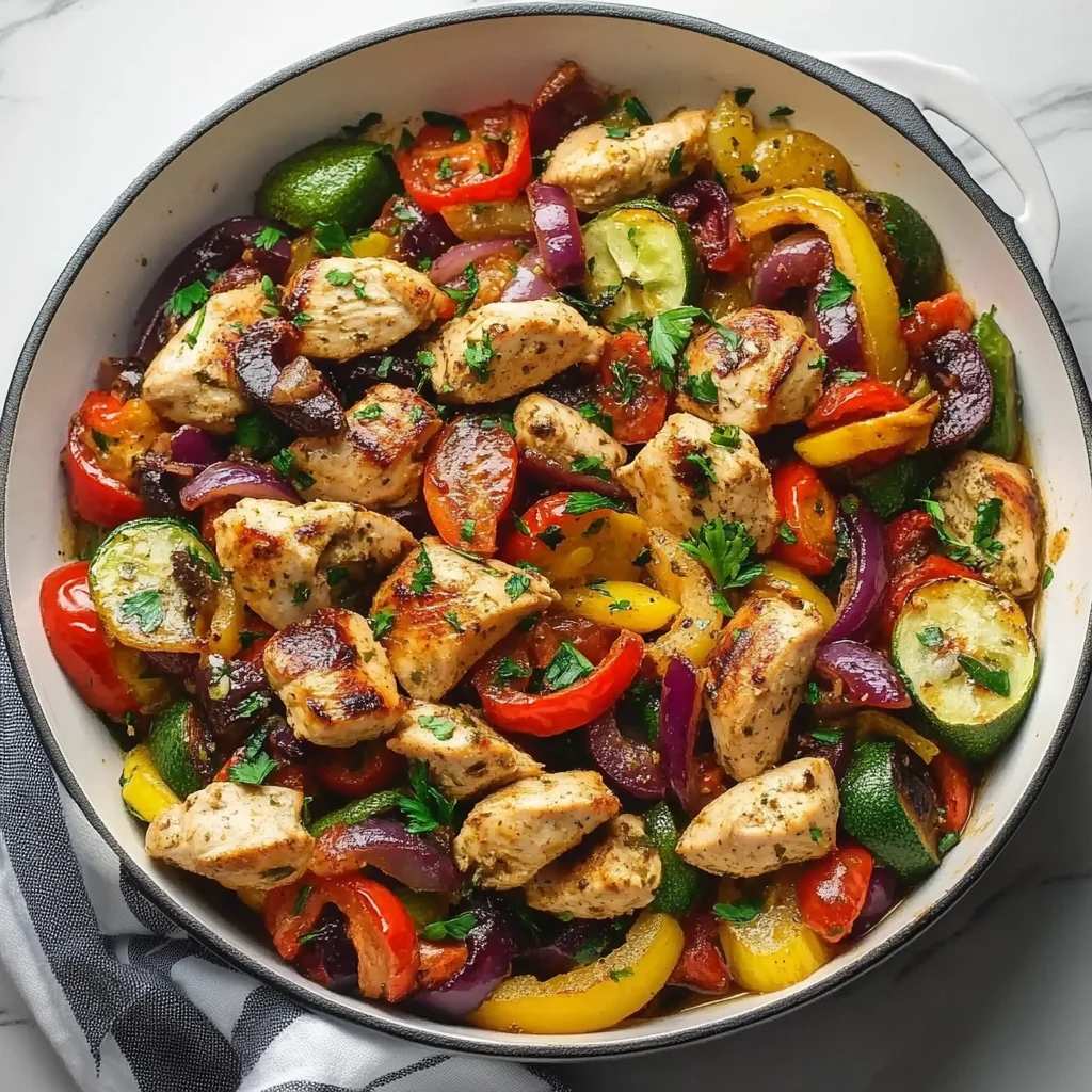 Mediterranean Chicken Stir Fry Recipe