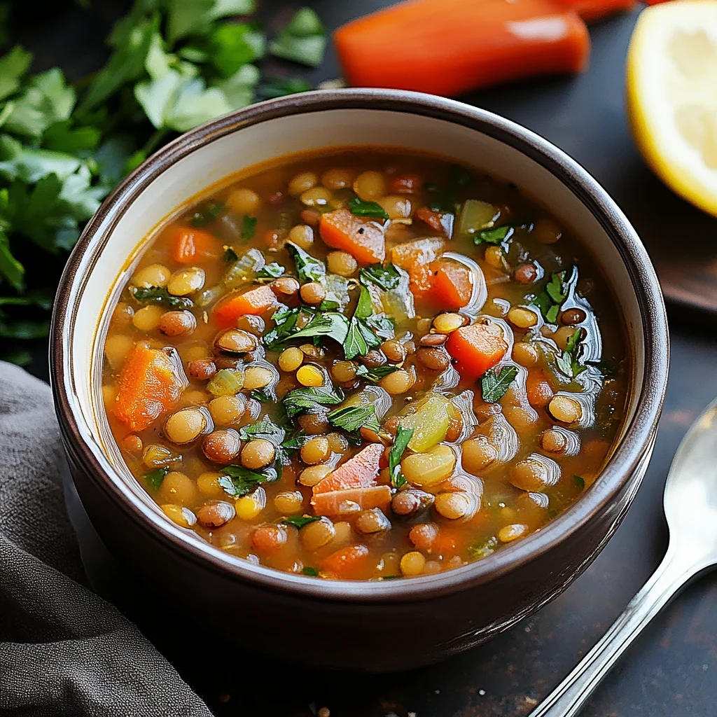 Mediterranean Lentil Soup