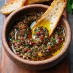 Mediterranean Sun Dried Tomato Garlic Olive Oil Dip - Alrightwithme