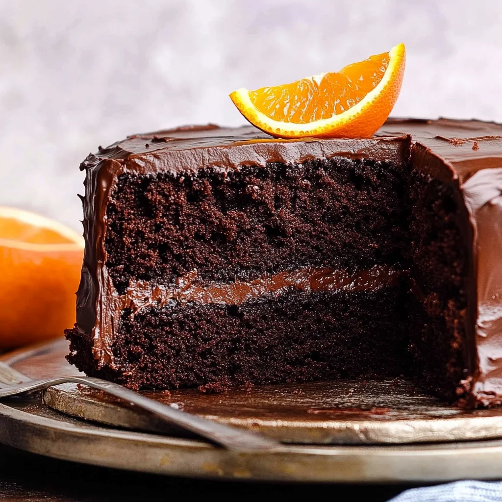 Moist Chocolate Orange Cake