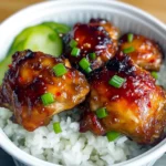 Sticky Sweet Chili Chicken Thighs in Air Fryer