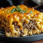 The BEST Mac and Cheese Meatloaf Casserole