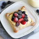 Berry Custard Pastry with Italian Crema Pasticcera