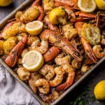 Cajun Seafood Boil with Garlic Butter Sauce