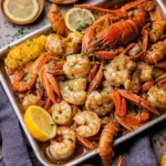 Cajun Seafood Boil with Garlic Butter Sauce
