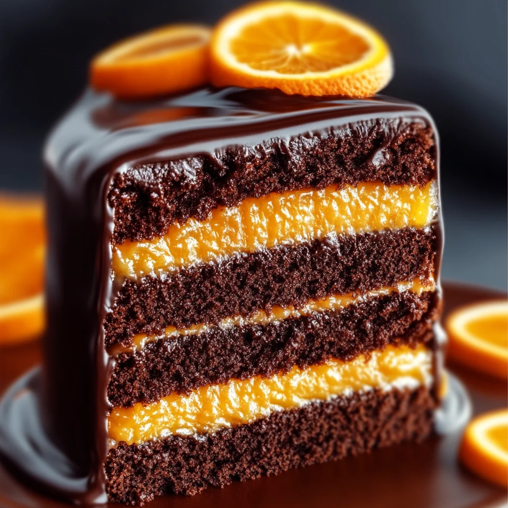 Chocolate Orange Layer Cake with Ganache: A Delightful Recipe!