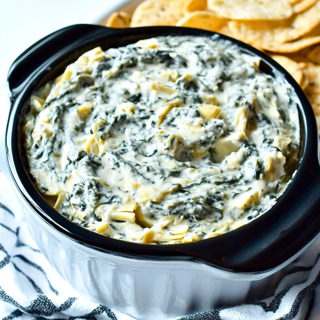 Crock Pot Spinach Artichoke Dip