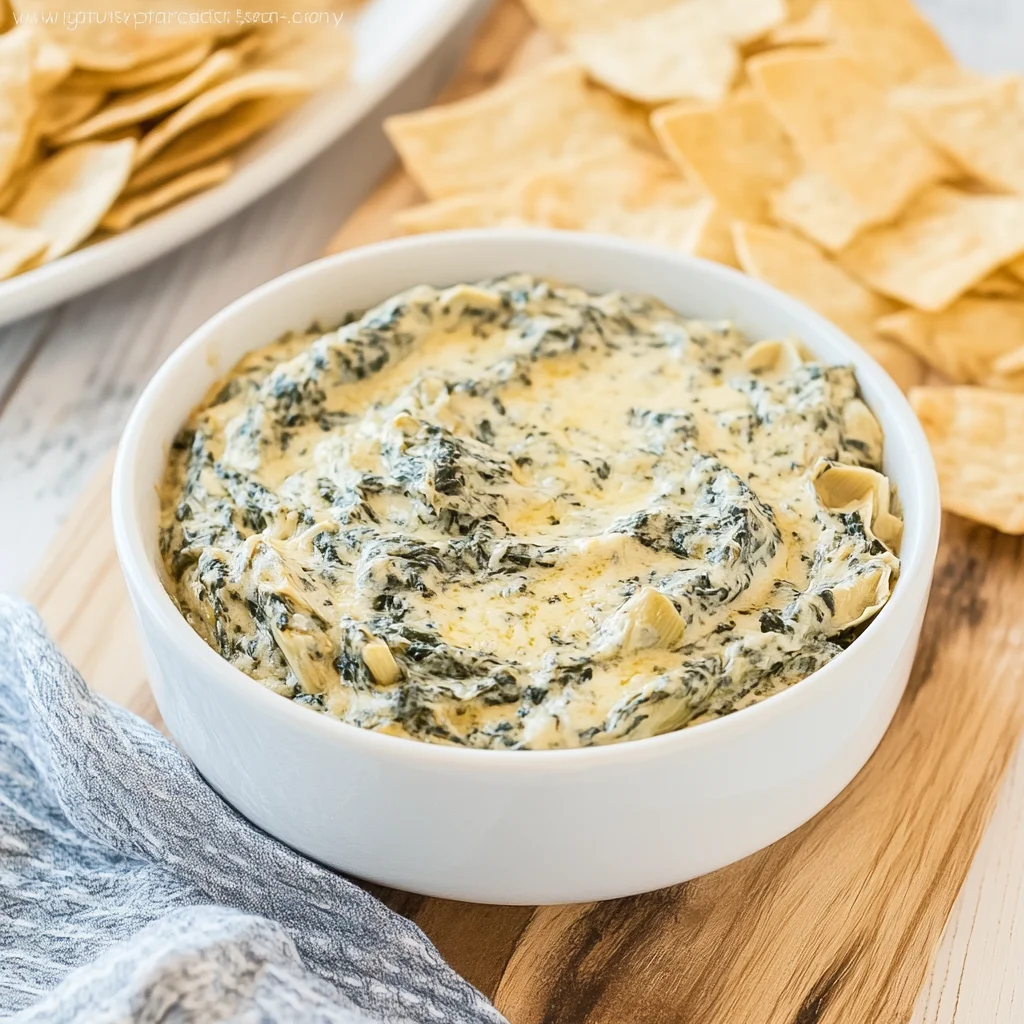 Crockpot Spinach Artichoke Dip