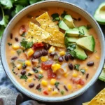 Crockpot Vegetarian Tortilla Soup for Cozy Weeknight Comfort