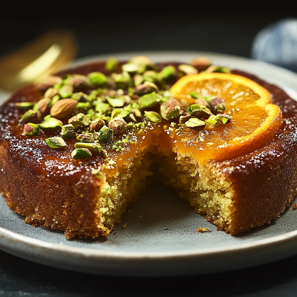 Flourless Orange, Pistachio, and Almond Cake