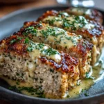 Garlic Parmesan Chicken Meatloaf