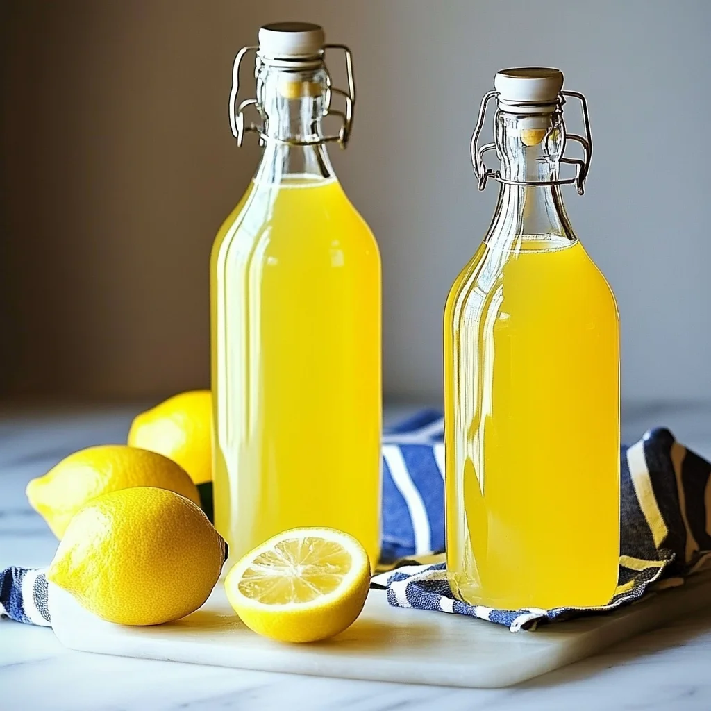 Homemade Limoncello: Authentic Italian Lemon Liqueur Recipe
