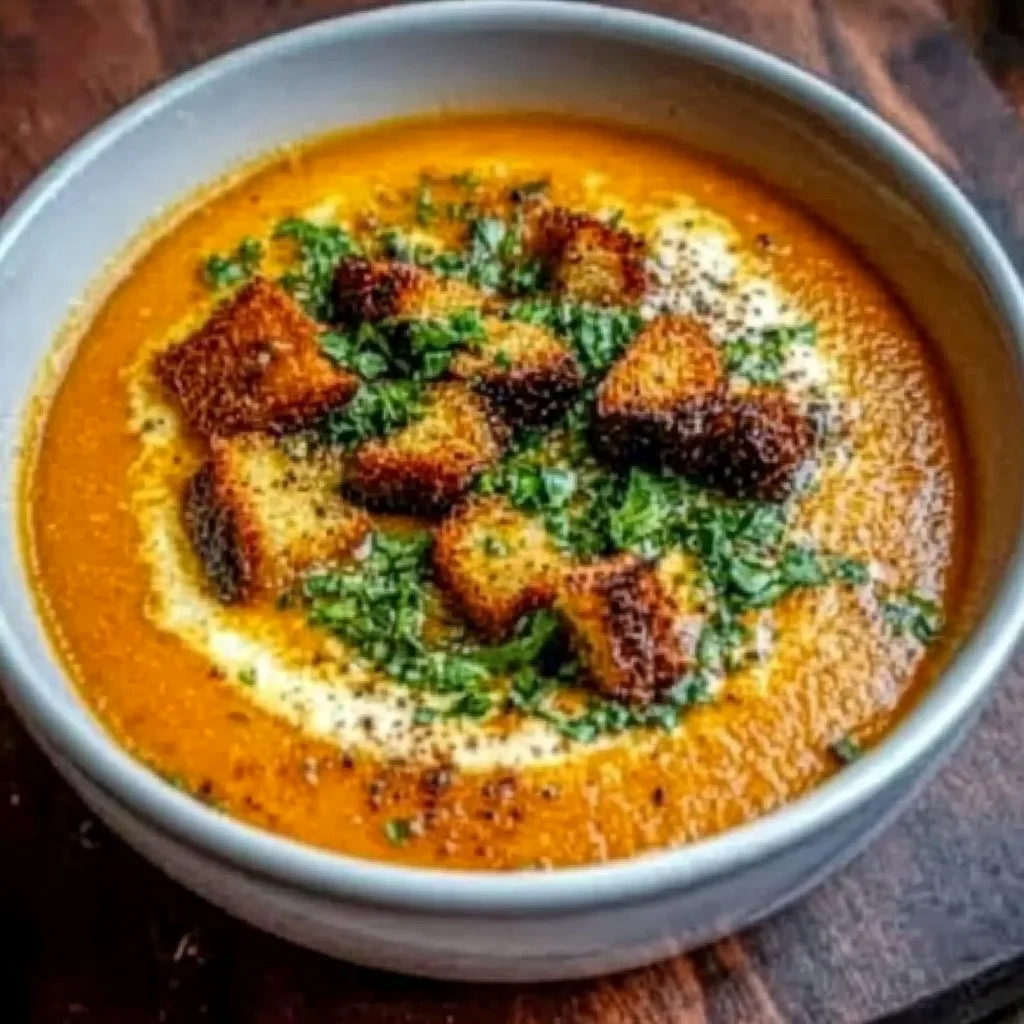 Irresistible Roasted Veggie Soup