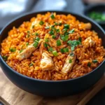 Kimchi Fried Rice with Chicken