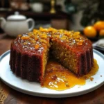 Orange & Cardamom Date Cake with Honey Drizzle