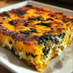 Pumpkin Spinach Polenta Casserole is a must-try dish!