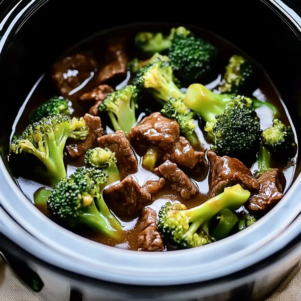 Savory Crock Pot Beef and Broccoli - Alrightwithme