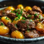 Slow Cooker Garlic Butter Beef