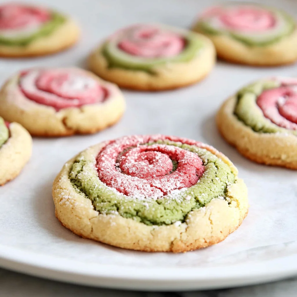 Strawberry Matcha Marble Cookies