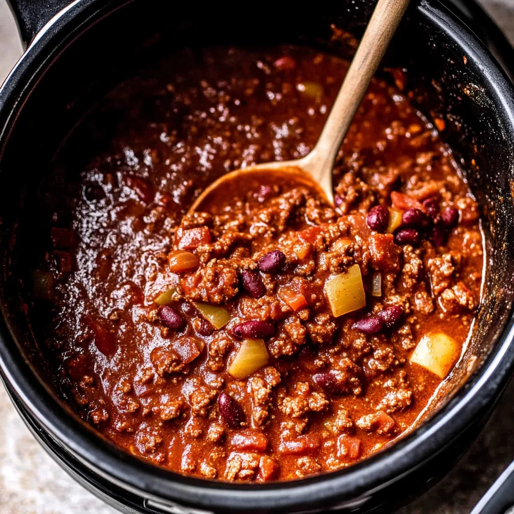 The BEST Easy Slow Cooker Chilli Con Carne