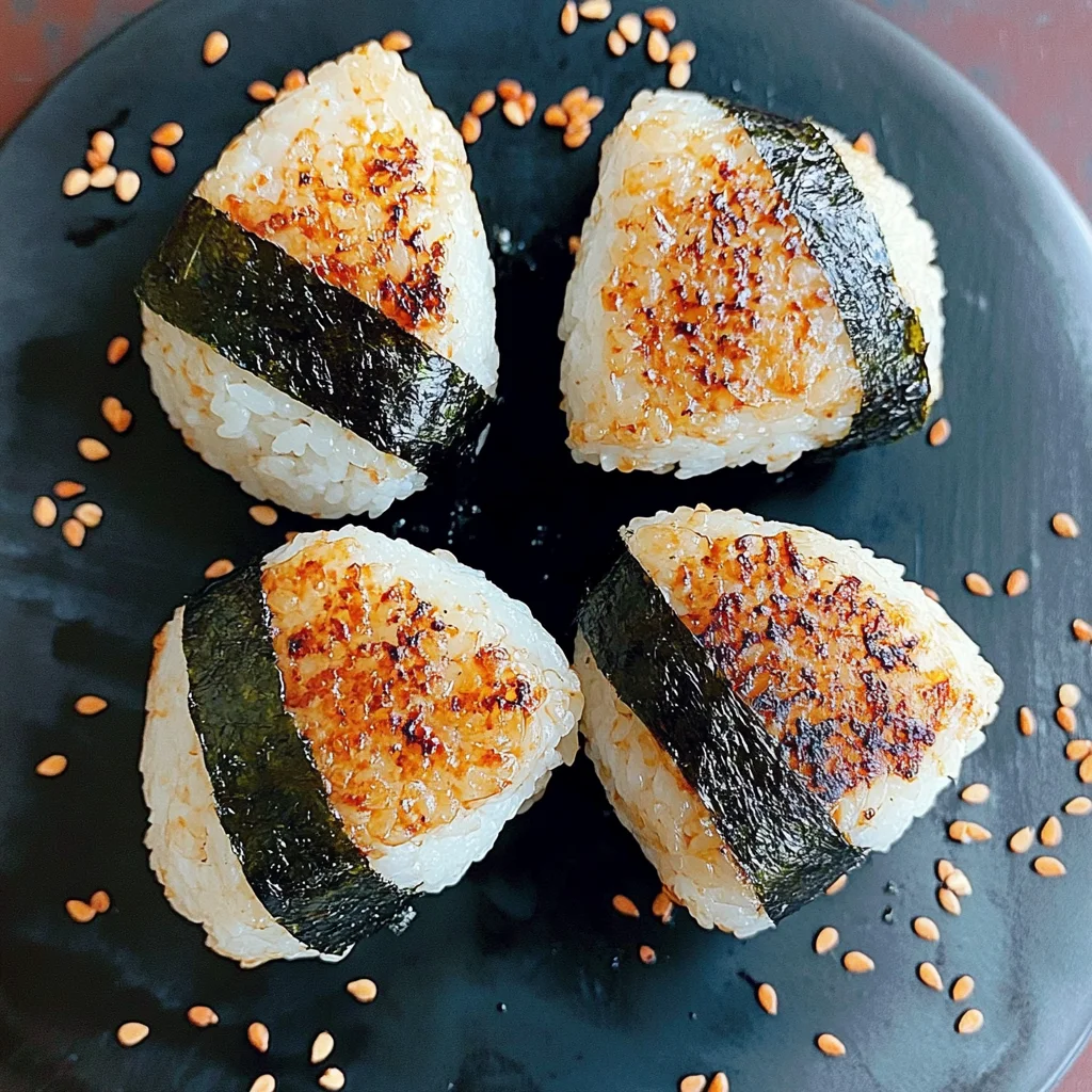 Yaki Onigiri (Grilled Rice Balls)