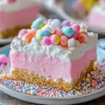 Bubblegum Cloud Slice Dessert: A Sweet Indulgence
