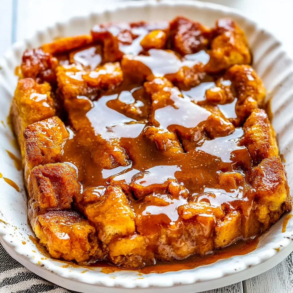 Caramel Overnight French Toast Casserole