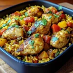 Caribbean Chicken and Rice: A Flavorful Comfort Dish