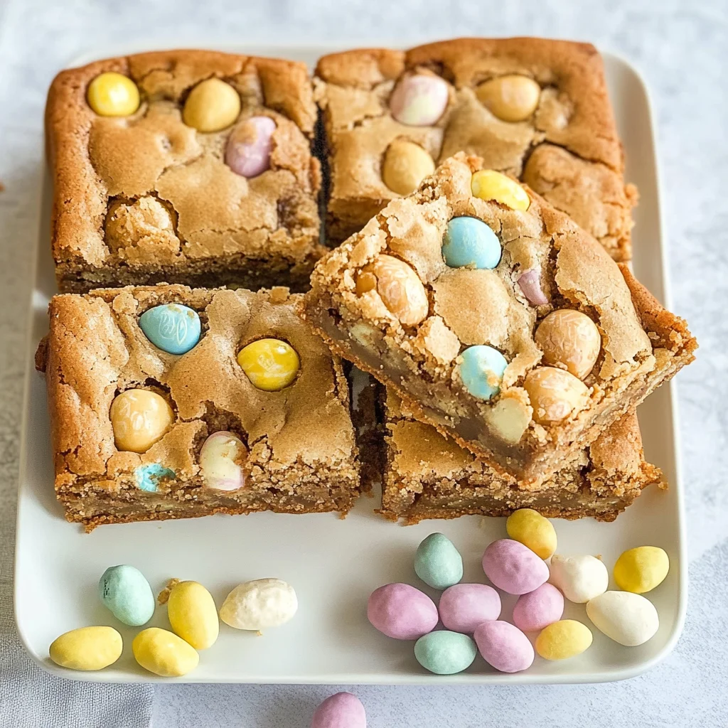 Easter Cadbury Mini Egg Blondies
