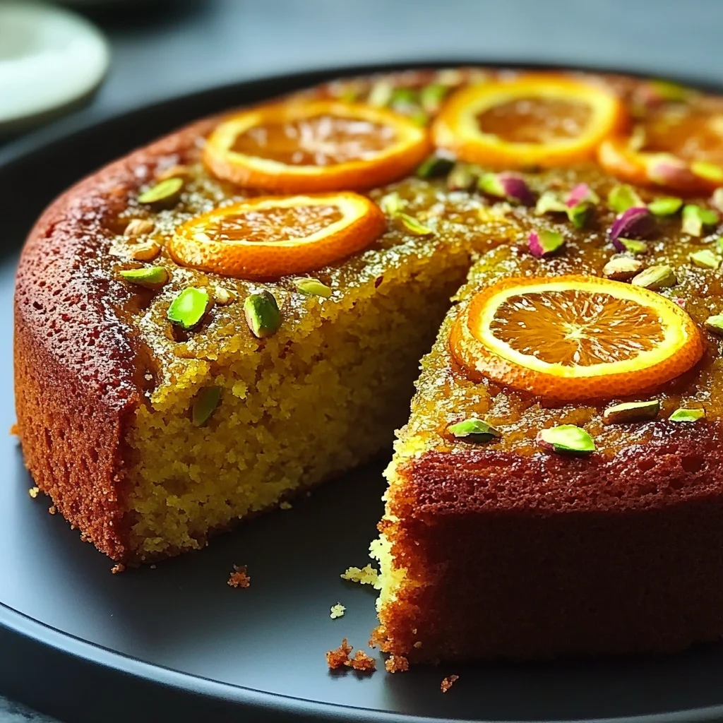 Flourless Orange Pistachio Almond Cake