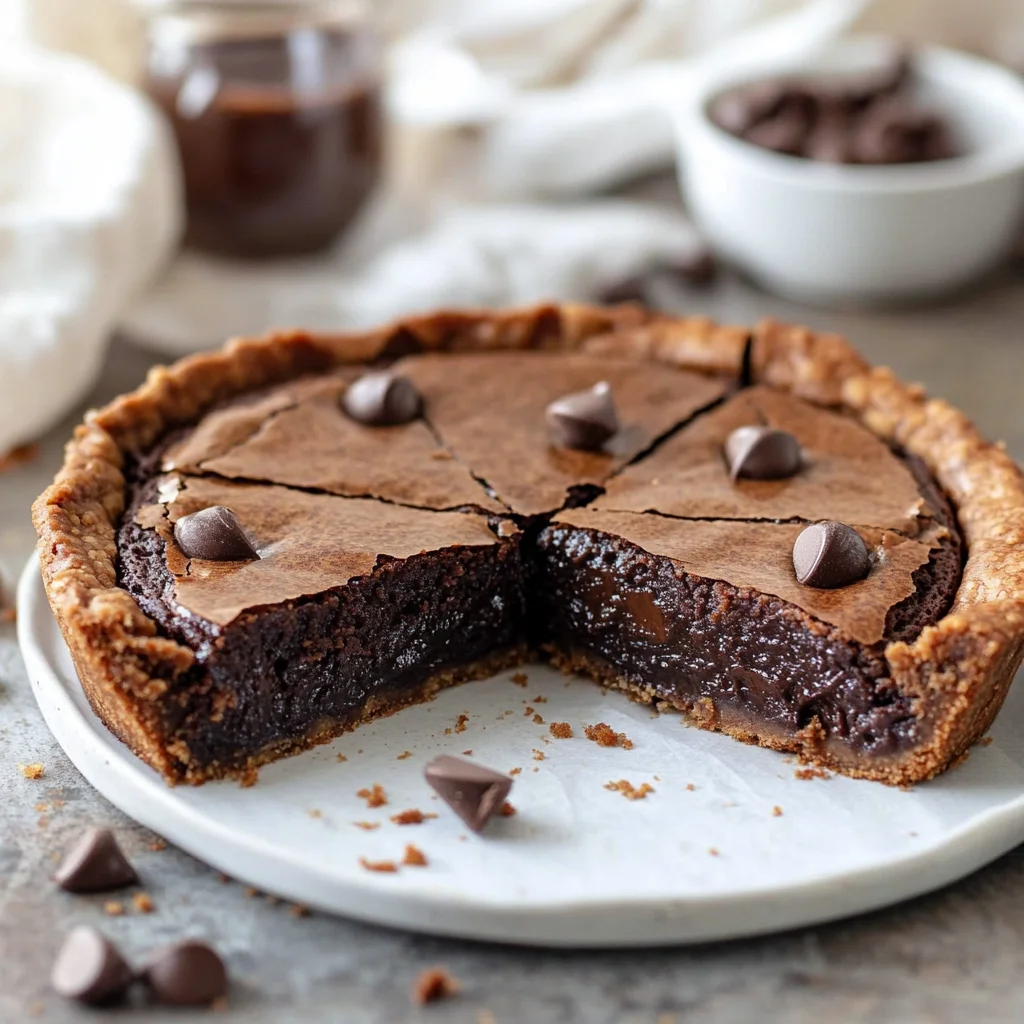 Gooey Brownie Pie