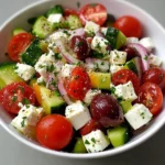 Greek Cottage Cheese Salad