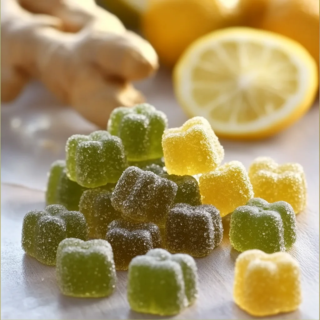 Green Tea, Lemon & Ginger Gummies