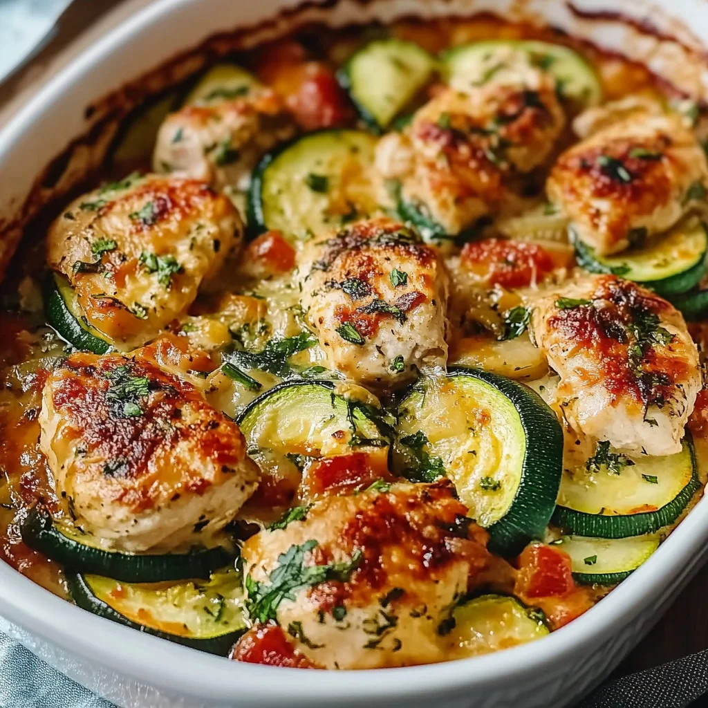 Mediterranean Chicken Zucchini Bake: A Flavorful Weeknight Favorite