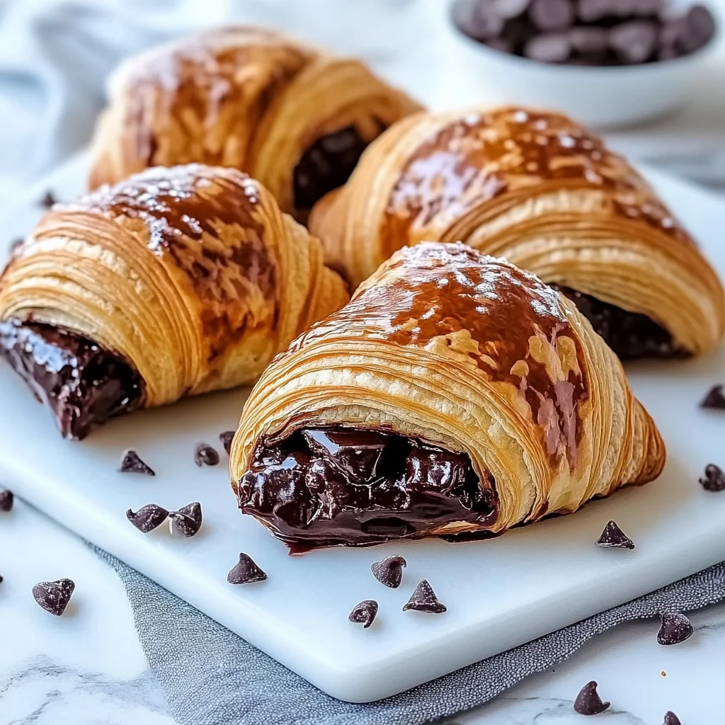 Melt-in-Your-Mouth Chocolate Croissants Made Easy at Home