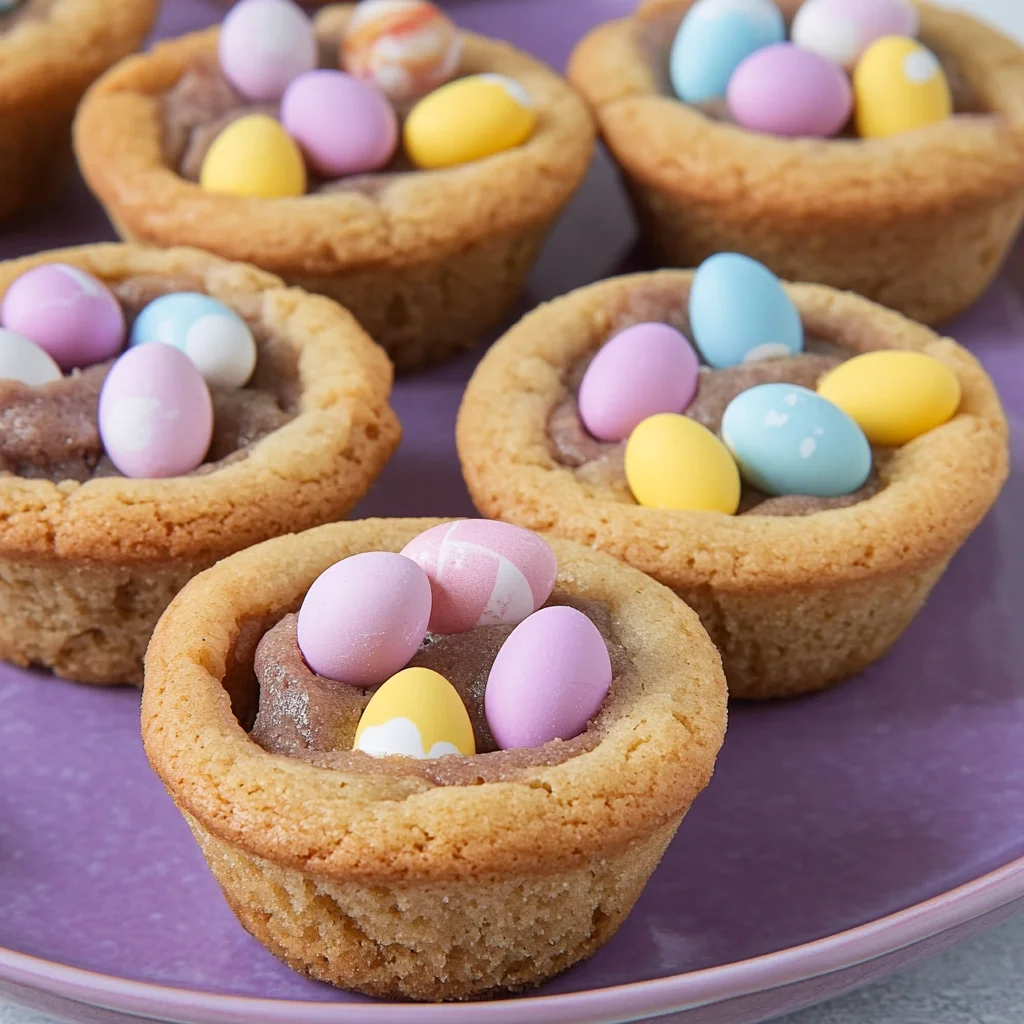 Mini Egg Cookie Cups