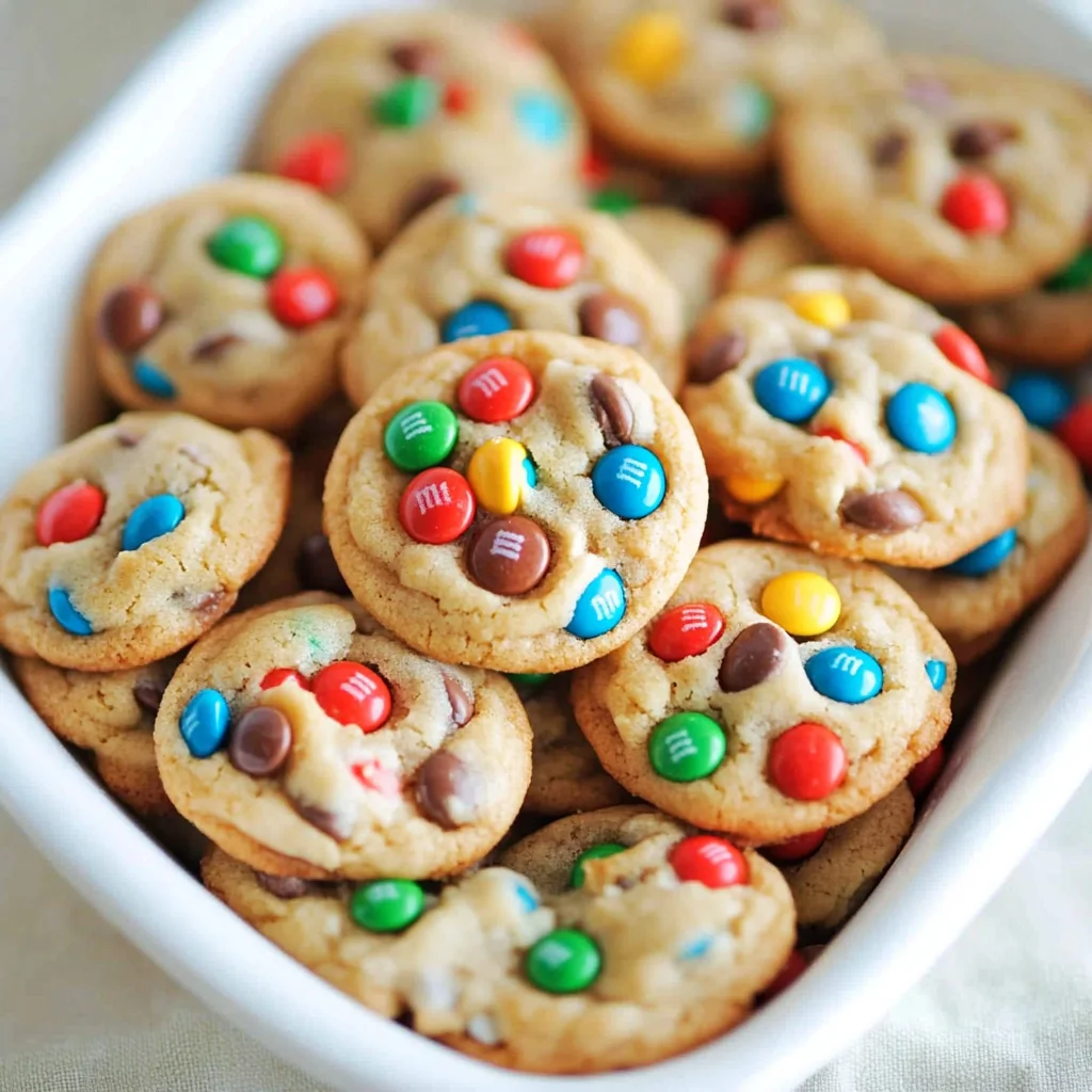 Mini M&M Cookies (Itty Bitty!)