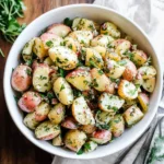 Oil and Vinegar Potato Salad with Herbs (No-Mayo!)