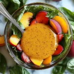 Peach Honey Dijon Balsamic Vinaigrette: Sweet Summer Delight