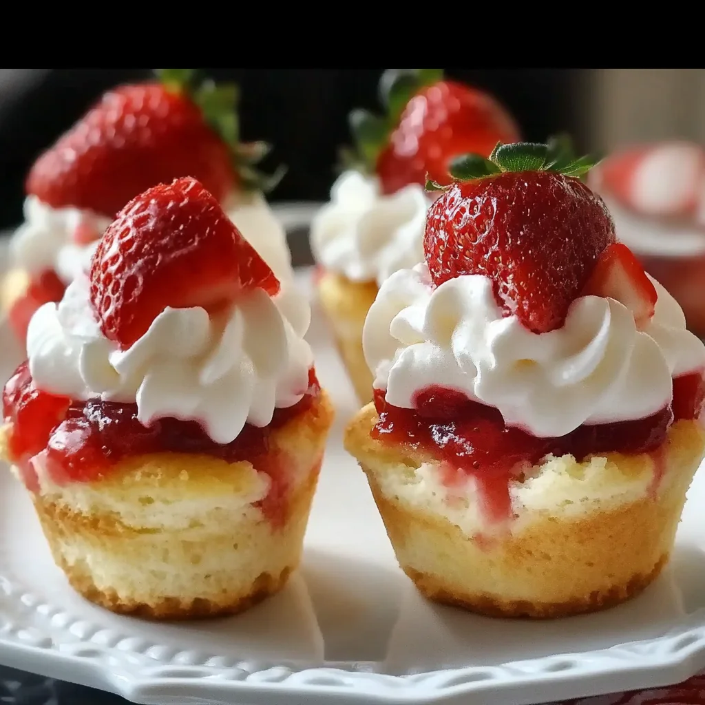 Quick Strawberry Shortcake Cups