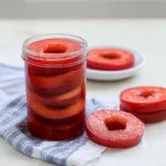 Spiced Apple Rings in a Jar